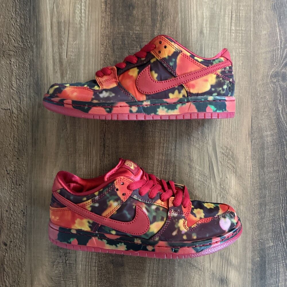 Nike SB Dunk Low X The Wizard Of Oz Ruby Men Size 6.5 / Women 8 Ruby Red Shoes